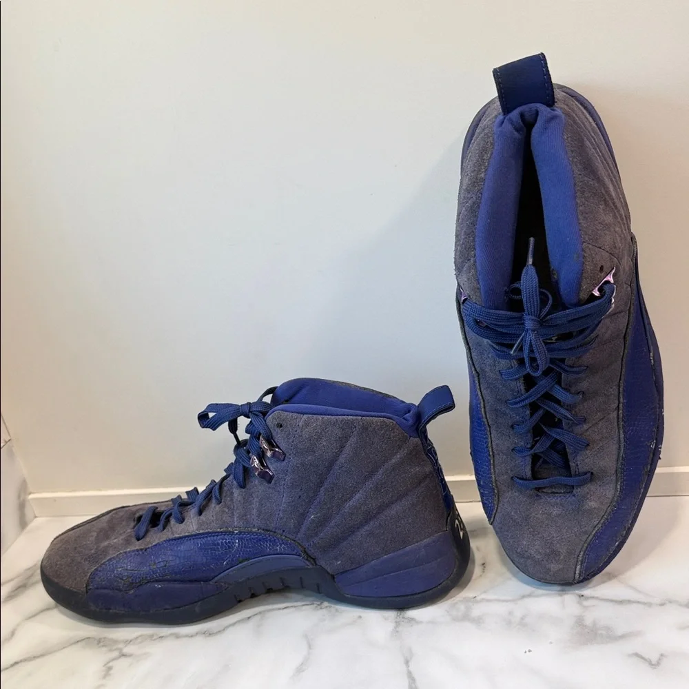 Air Jordan 12 Retro Deep Royal Blue men’s size 12 2016 see description for wear
